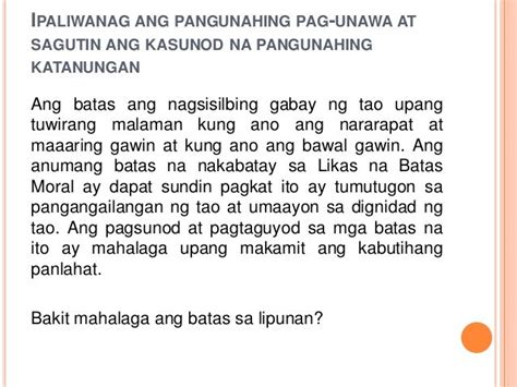 Bakit may mga batas ano.
